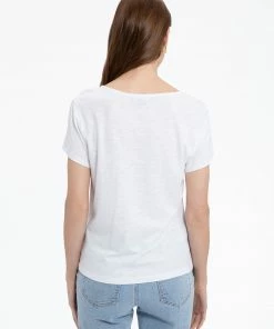 Sanctuary Clothing Sustainable By My Side Tie Tee White