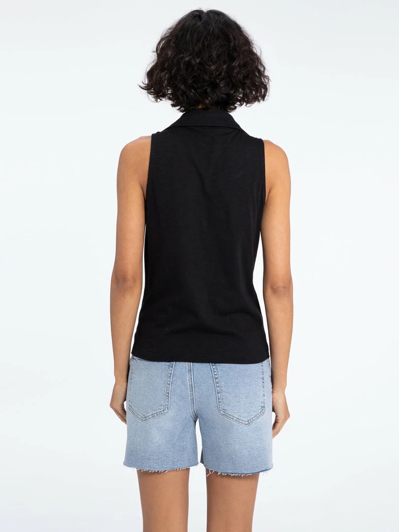 Sanctuary Clothing Amuse Tie Front Tee Black 5 Sanctuary Clothing Amuse Tie Front Tee Black