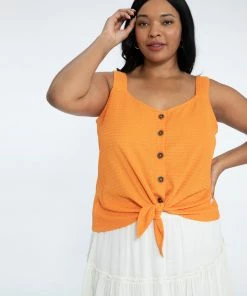 Sanctuary Clothing Summer Golden Hour Top Tangerine Inclusive Collection