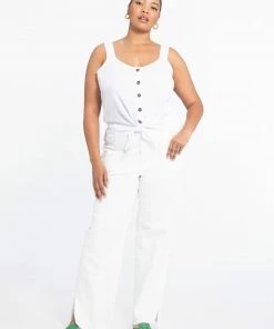 Sanctuary Clothing Golden Hour Top White Inclusive Collection Summer