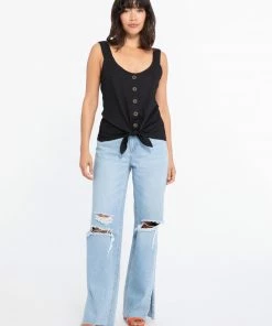 Sanctuary Clothing Golden Hour Top Black