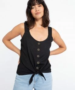 Sanctuary Clothing Golden Hour Top Black