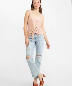 Sanctuary Clothing Golden Hour Top Clay Summer