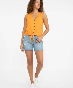 Sanctuary Clothing Golden Hour Top Tangerine Summer