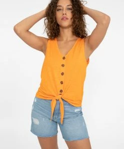 Sanctuary Clothing Golden Hour Top Tangerine Summer