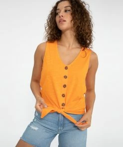 Sanctuary Clothing Golden Hour Top Tangerine Summer