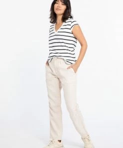 Sanctuary Clothing Summer Everyday Linen Pant Clean Sand
