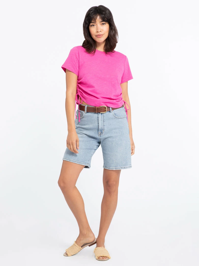 Sanctuary Clothing Side Drawstring Tee Tart 2 Sanctuary Clothing Side Drawstring Tee Tart