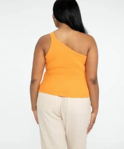 Sanctuary Clothing Hot Shot Rib Tank Tangerine Inclusive Collection