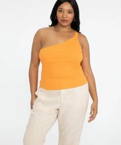 Sanctuary Clothing Hot Shot Rib Tank Tangerine Inclusive Collection