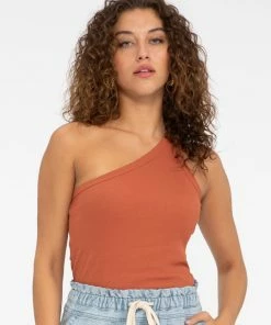 Sanctuary Clothing Summer Hot Shot Rib Tank Earth