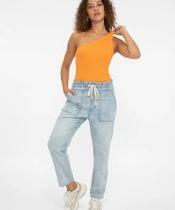 Sanctuary Clothing Summer Hot Shot Rib Tank Tangerine