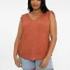 Sanctuary Clothing Drawstring Shoulder Tee Earth Inclusive Collection
