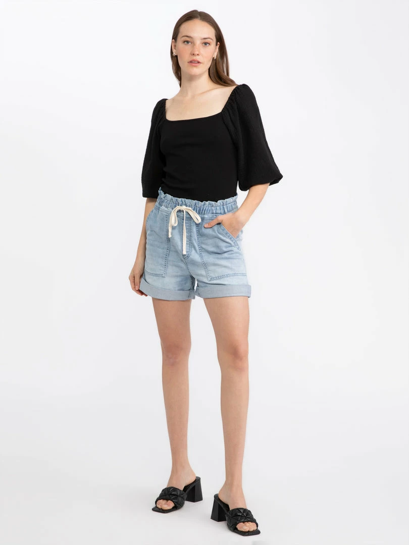 Sanctuary Clothing Remix Volume Sleeve Top Black 2 Sanctuary Clothing Remix Volume Sleeve Top Black