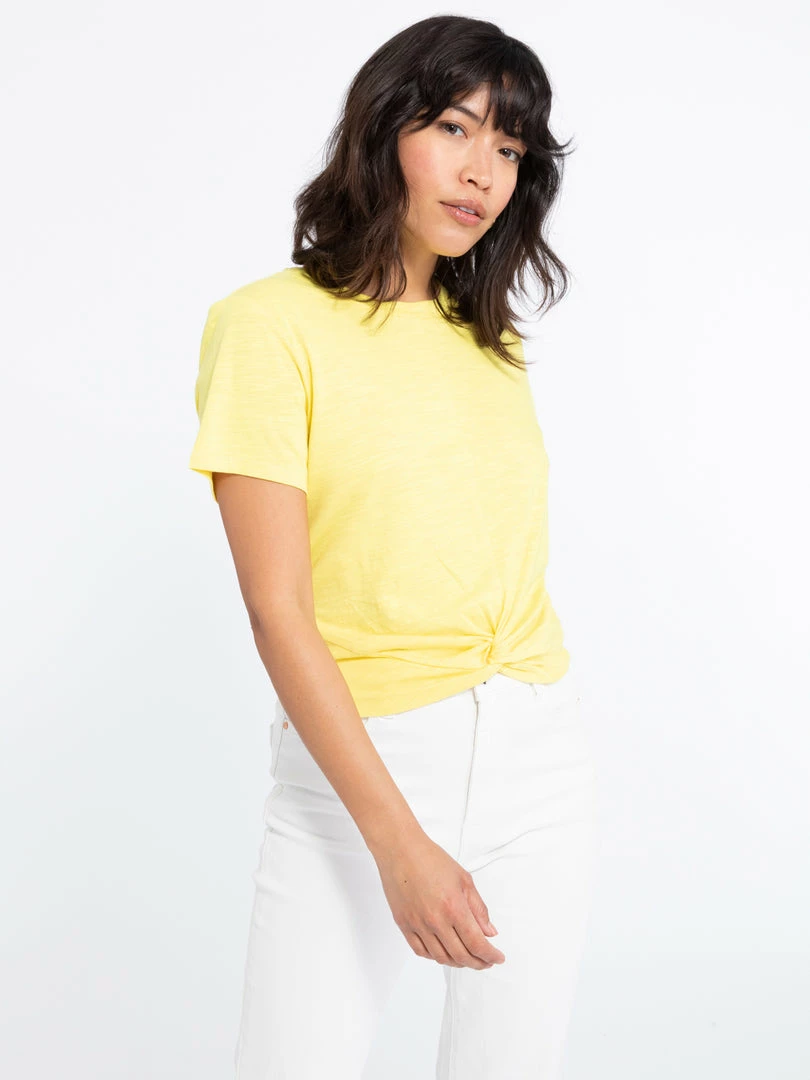 Sanctuary Clothing Slow Tide Twist Tee Sunshine Summer 1 Sanctuary Clothing Slow Tide Twist Tee Sunshine Summer