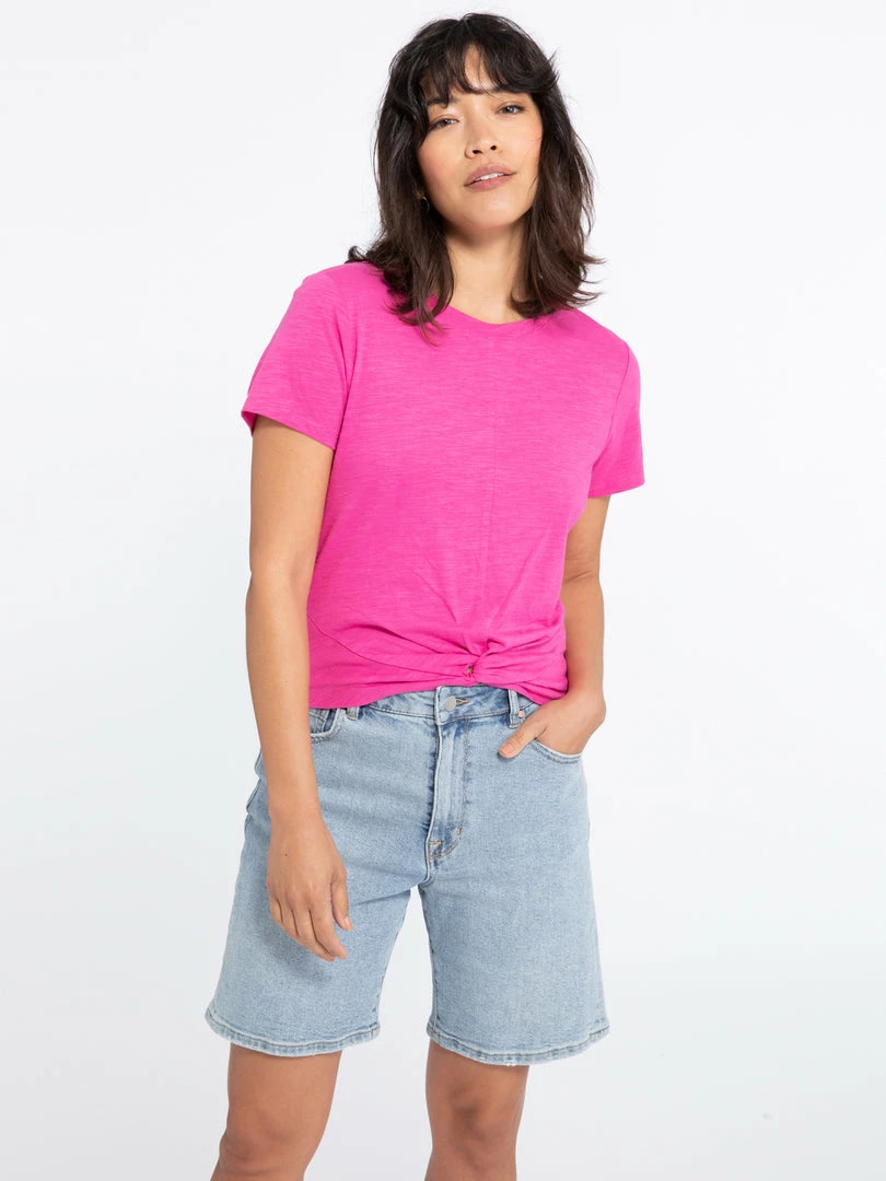 Sanctuary Clothing Slow Tide Twist Tee Tart Summer 3 Sanctuary Clothing Slow Tide Twist Tee Tart Summer