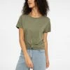 Sanctuary Clothing Slow Tide Twist Tee Trail Green