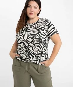 Sanctuary Clothing Slow Tide Twist Tee Black Vibration Inclusive Collection Summer