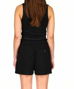 Sanctuary Clothing Flipside Cropped Tank Black