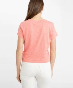 Sanctuary Clothing Summer Dream On Twist Tee Shell Pink