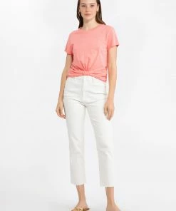 Sanctuary Clothing Summer Dream On Twist Tee Shell Pink