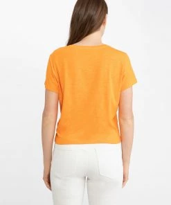 Sanctuary Clothing Summer Dream On Twist Tee Tangerine 9 Sanctuary Clothing Summer Dream On Twist Tee Tangerine
