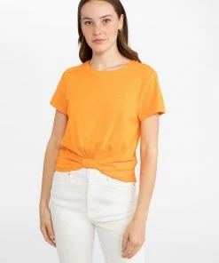 Sanctuary Clothing Summer Dream On Twist Tee Tangerine 7 Sanctuary Clothing Summer Dream On Twist Tee Tangerine