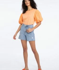 Sanctuary Clothing Cloud Control Tee Washed Melon