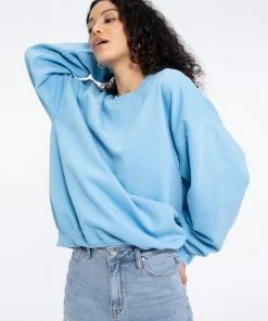 Sanctuary Clothing Iconic Sweatshirt Blue Breeze