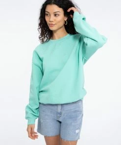 Sanctuary Clothing Iconic Sweatshirt Saltwater Aqua
