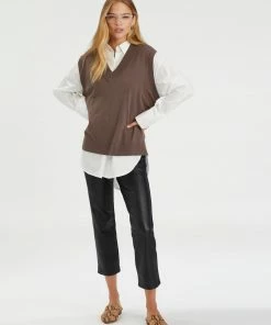 Sanctuary Clothing BFF Sweater Vest Mink