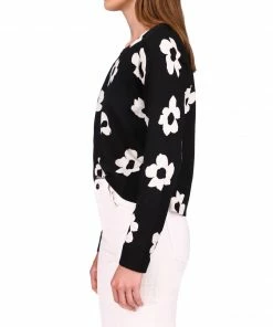 Sanctuary Clothing All Day Long Sweater Flower Pop Floral Collage