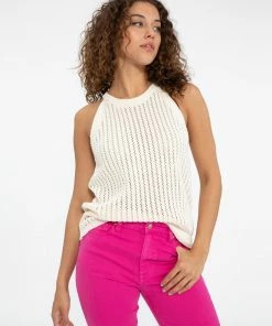 Sanctuary Clothing Sunseeker Crochet Tank Muslin Summer