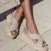 Sanctuary Footwear All Smiles Platform Sandal Clean Sand Summer