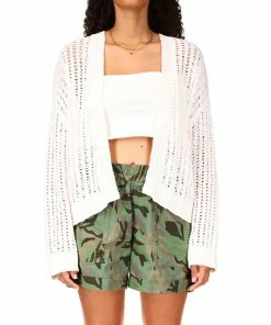 Sanctuary Clothing Summer Seashell Crochet Cardi Muslin
