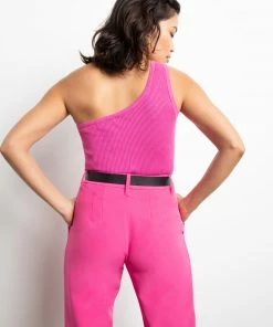 Sanctuary Clothing All Day One Shoulder Top Tart 9 Sanctuary Clothing All Day One Shoulder Top Tart