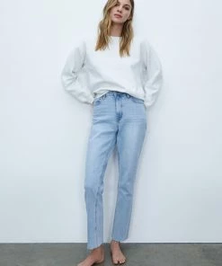 Sanctuary Clothing Highrise Good Vibes Crop Cruze Wash