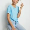 Sanctuary Clothing All Day Tie Tee Angel Blue Sustainable