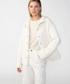 Sanctuary Clothing Quilted Nova Jacket Creme