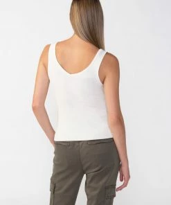 Sanctuary Clothing Sweetheart Rib Sweater Muslin Summer