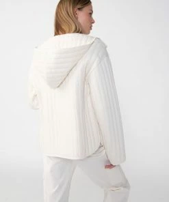Sanctuary Clothing Quilted Nova Jacket Creme