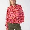 Sanctuary Clothing Floral Collage New Day Shirt Sunset Bloom