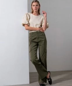 Sanctuary Clothing Flashback Cargo Pant Olive Oil