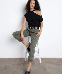 Sanctuary Clothing Rebel Pant Hiker Green