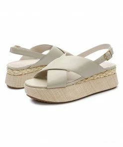 Sanctuary Footwear All Smiles Platform Sandal Clean Sand Summer