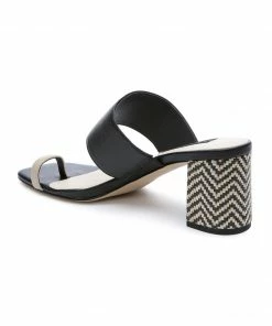 Sanctuary Footwear Bold Toe Loop Sandal Black/Clean Sand Shoes
