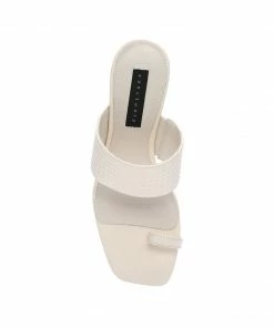 Sanctuary Footwear Bold Toe Loop Sandal Milk Summer