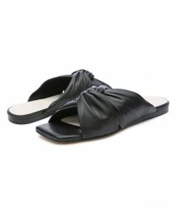 Sanctuary Footwear Summer Flamingo Slip-on Sandal Black
