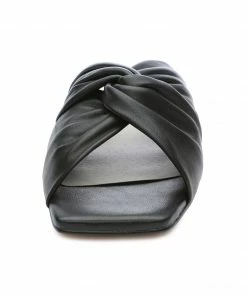 Sanctuary Footwear Summer Flamingo Slip-on Sandal Black