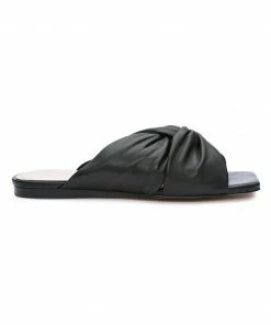 Sanctuary Footwear Summer Flamingo Slip-on Sandal Black